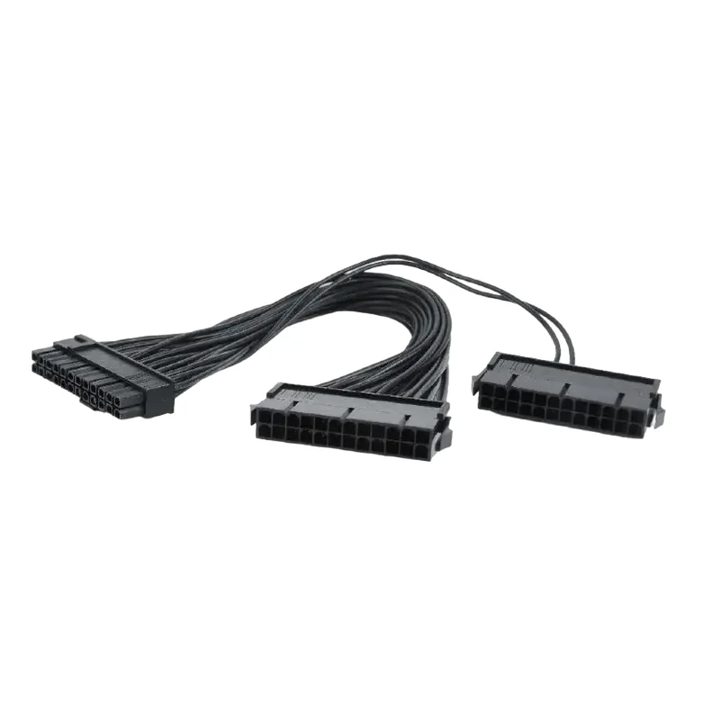 Cable, CC-PSU24-01 Dual 24-pin internal PC power extension cable, 0.3 m, Cablexpert