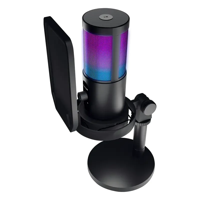 Gaming Microphone HATOR Signify RGB, USB, Black