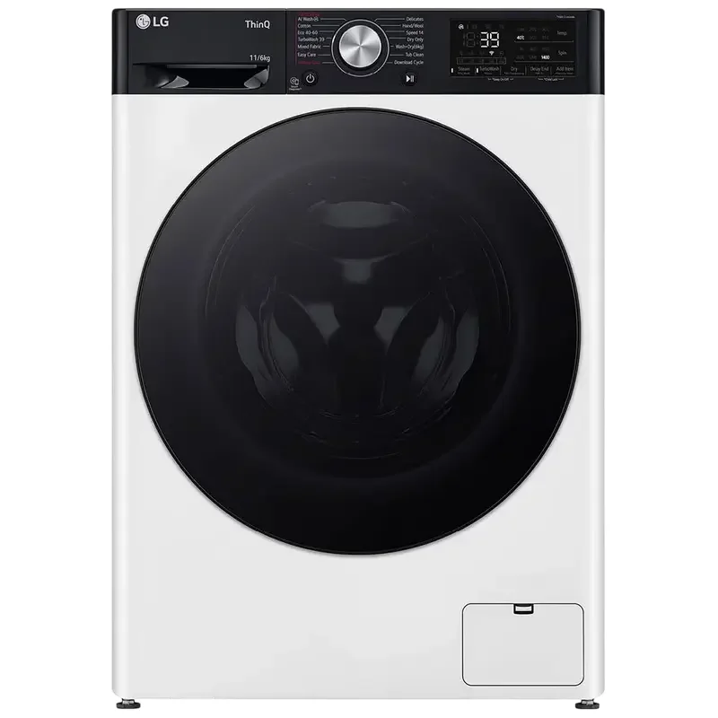 Стирально-сушильная машина LG F4DR711S2H, 10кг, Белый