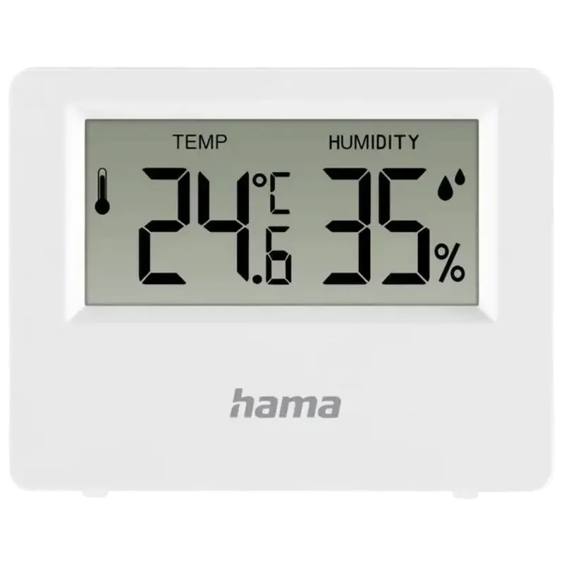 Smart senzor de temperatura și umiditate HAMA Ebro 222222, Alb