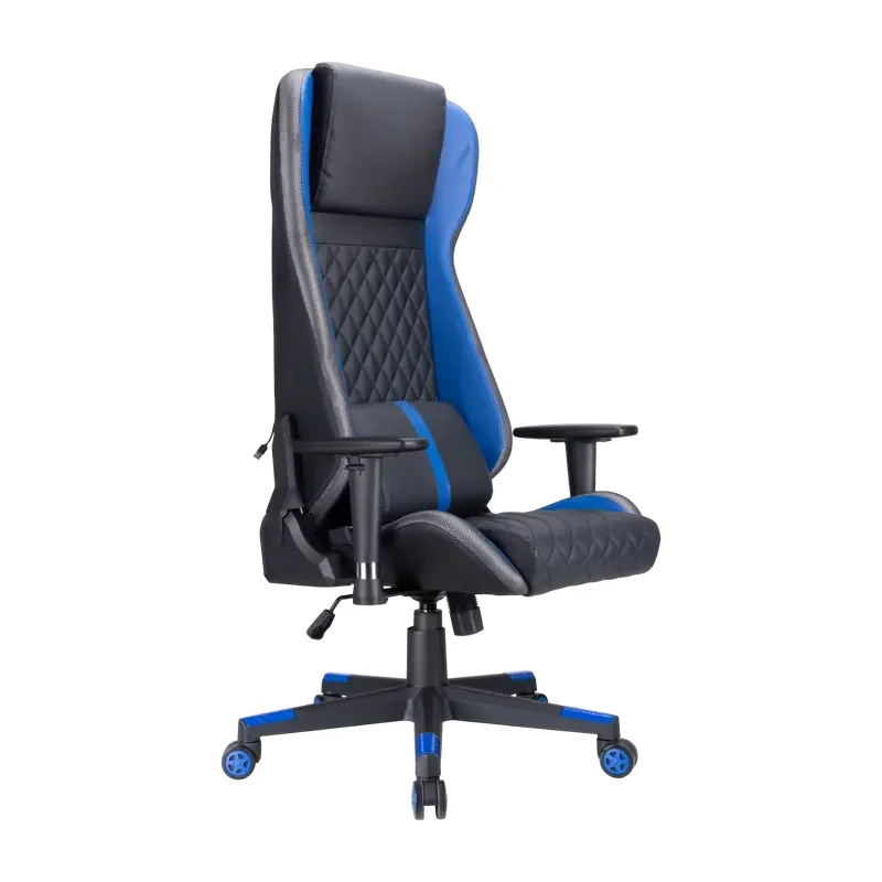 Gaming Chair Lumi CH09-7, PU Leather, Black | Blue