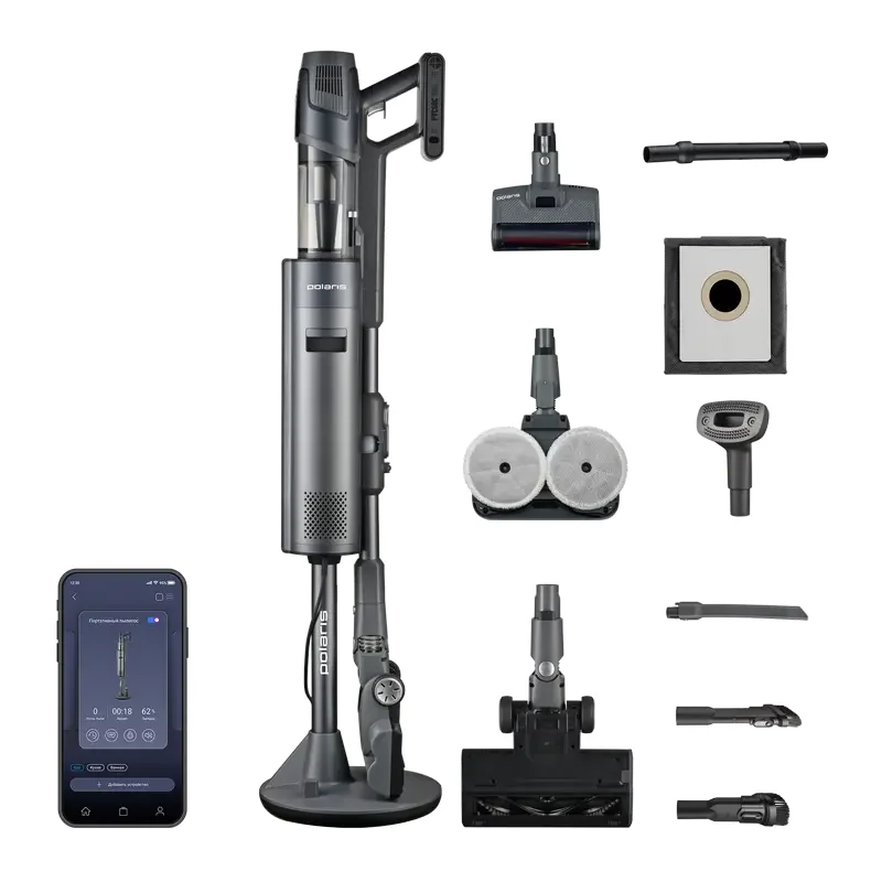 Vacuum Cleaner Polaris PVCSDC3000 WIFI IQ HOME
