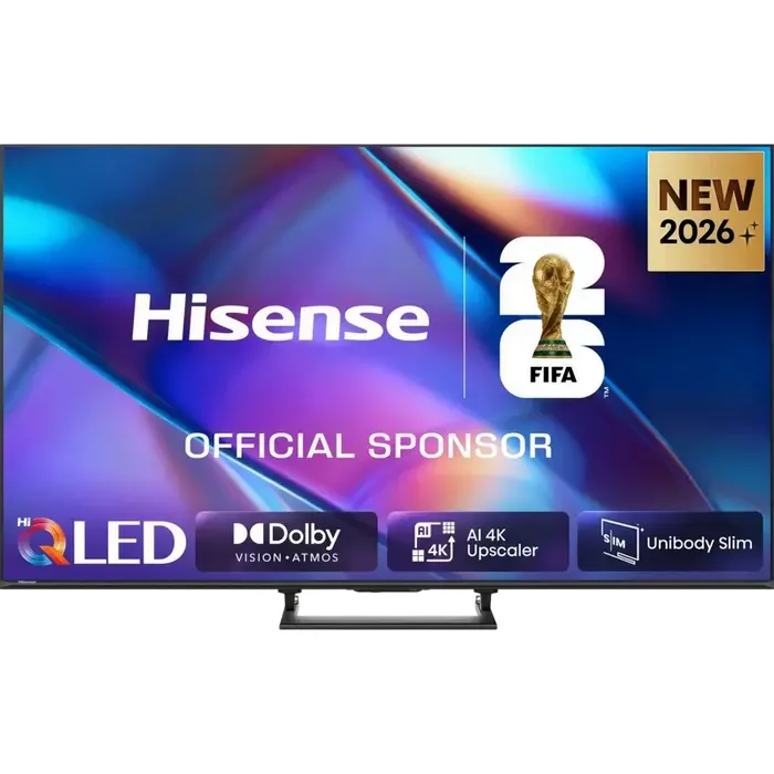 50" LED SMART TV Hisense 50A7S, QLED, 4K UHD, VIDAA OS, Black