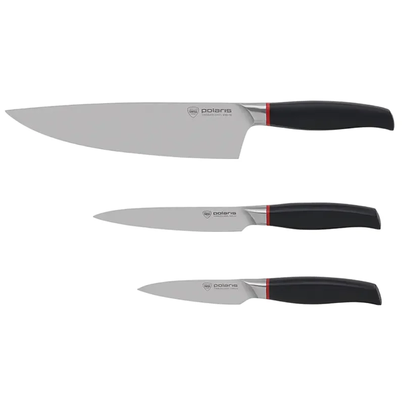 Knife Set Polaris PRO collection-3SS, Black