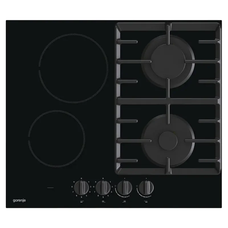 Plită incorporabilă  mixtă Gorenje GCE691BSC, Negru