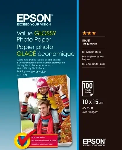 Фотобумага Epson Value Glossy, А6