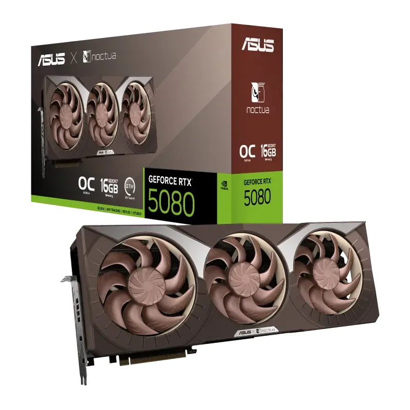 Graphics Card ASUS RTX5080-O16G-NOCTUA, 16GB GDDR7 256bit
