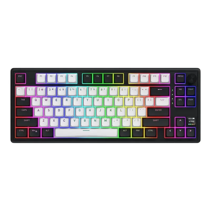 Tastatură HATOR Skyfall 80 MAG ULTIMA 8K, Cu fir / Fără fir, Negru | Alb