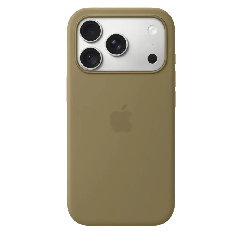 iPhone 18 Pro Silicone Case with MagSafe - Olive, Model A3701