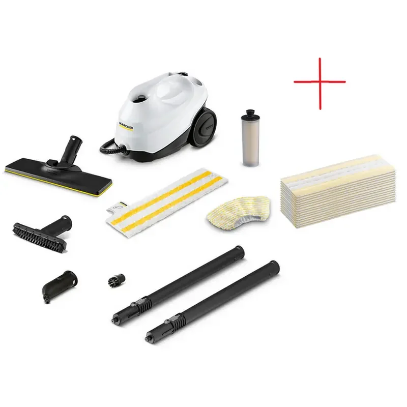 Steam Cleaner Karcher 1.513-650.0 (Set) SC 3 EasyFix + 2.863-299.0 Laveta de unica folosinta (5 buc.