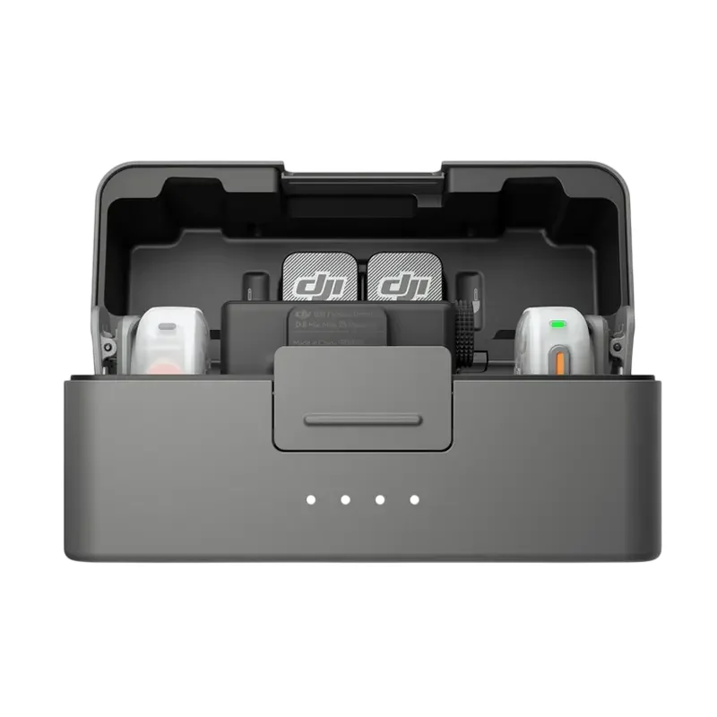 DJI Mic Mini 2S (2TX + 1RX + Charging Case), Black