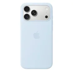 iPhone 18 Pro Max Silicone Case with MagSafe - Crisp Blue, Model A3702