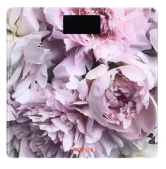 Электронные напольные весы Ardesto SCB-965PEONIES, Розовый