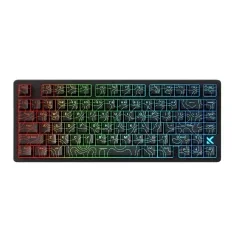 Tastatură MCHOSE Jet 75, Cu fir, Black Topographic