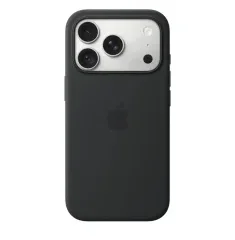 iPhone 18 Pro Silicone Case with MagSafe - Black, Model A3701