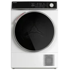 Uscător de rufe Sharp KD-NHL8S9GWC-EE, 8kg, Alb