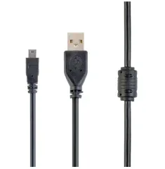 Cable USB, A-plug MINI 5PM, 1.8 m, USB2.0   Premium quality with ferrite core, CCF-USB2-AM5P-6