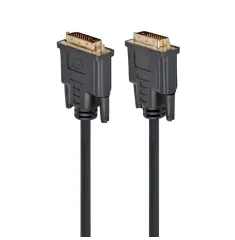 Cable DVI M to DVI M,  3.0m, Cablexpert DVI-D Dual link with ferrite, CC-DVI2-BK-10
