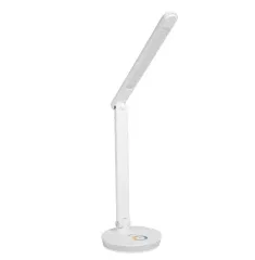 Lampa de birou Platinet PDL400RGB, Alb