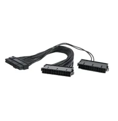Cable, CC-PSU24-01 Dual 24-pin internal PC power extension cable, 0.3 m, Cablexpert