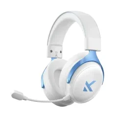 Căști gaming MCHOSE V9 Pro, Fără fir/Cu fir, Sky White