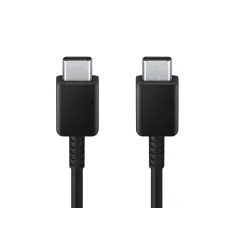 Cablu încărcare și sincronizare Samsung USB-C to USB-C Cable 3A, USB Type-C/USB Type-C, 1,8m, Negru