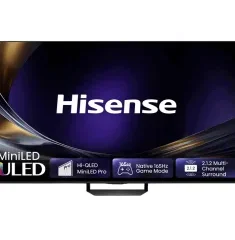 55" LED SMART TV Hisense 55U7S PRO, Mini LED 4K UHD, VIDAA OS, Black