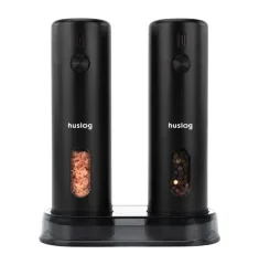 Huslog Set of electric grinders with USB charging - Black