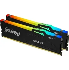 .64GB DDR5-5600MHz  Kingston FURY Beast RGB (Kit of 2x32GB) (KF556C36BBE2AK2-64), CL36-38-38, 1Rx8,