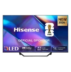 43" LED SMART TV Hisense 43A7S, QLED 4K UHD, VIDAA OS, Black