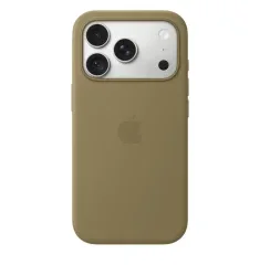 iPhone 18 Pro Silicone Case with MagSafe - Olive, Model A3701