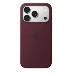 iPhone 18 Pro Silicone Case with MagSafe - Burgundy, Model A3701