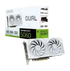 Graphics Card ASUS DUAL-RTX5060-O8G-WHITE, 8GB GDDR7 128bit