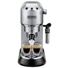 Cafetiera manuala DeLonghi Dedica Pump Espresso, 1300W, Argintiu