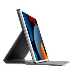 Husă pentru tabletă Cellularline Folio - iPad 10.2", Piele artificială, Negru