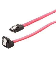 Cable Serial ATA III   10 cm data, 90 degree connector, metal clips, Cablexpert CC-SATAM-DATA90-0.1M