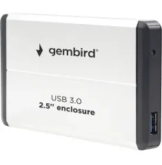 External Case Gembird EE2-U3S-2-S, Silver (EE2-U3S-2-S)