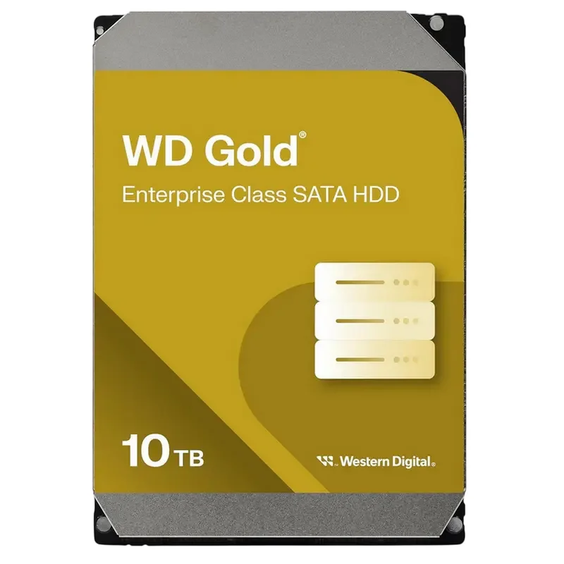 Жесткий диск Western Digital WD Gold, 3.5", 10 ТБ <WD103KRYZ>