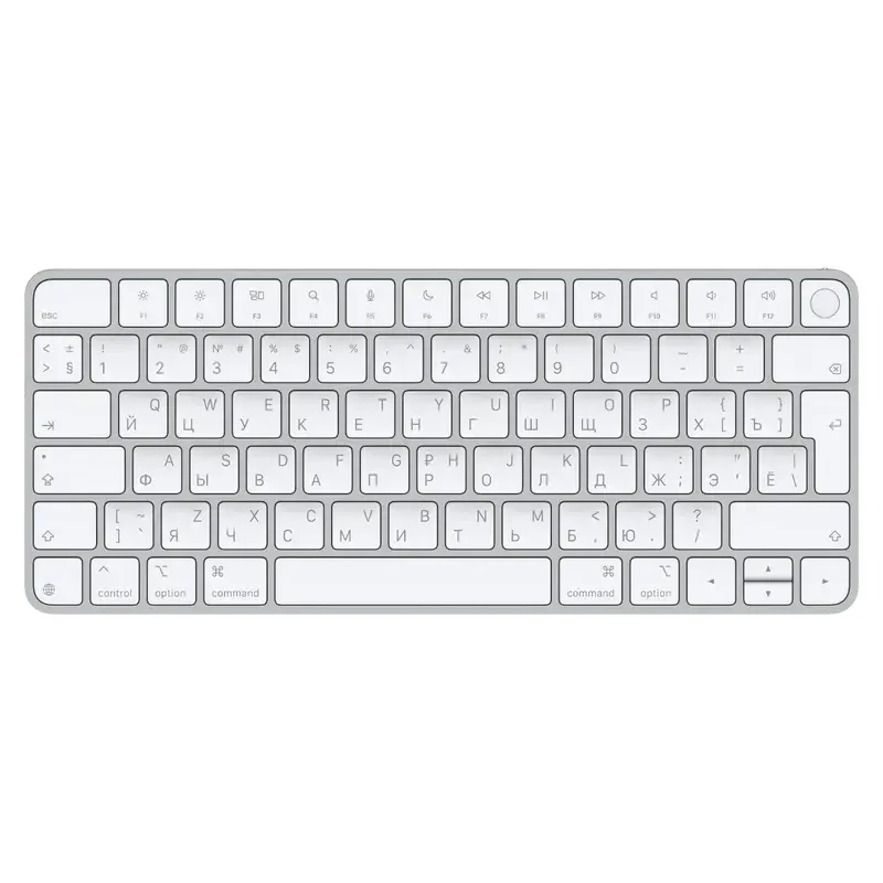 Tastatură Apple Magic Keyboard with Touch ID A3118 USB-C, Fără fir, Alb
