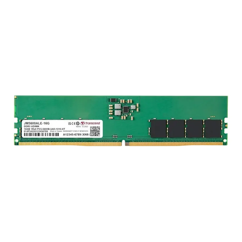 Оперативная память Transcend JetRam, DDR5 SDRAM, 5600 МГц, 16Гб, JM5600ALE-16G