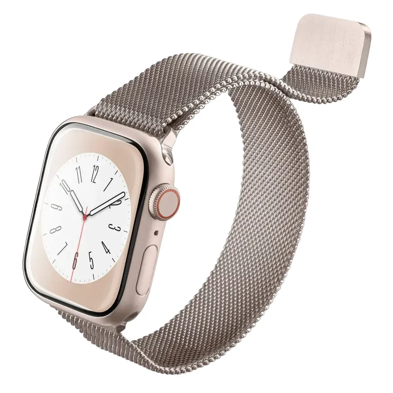 Watch Strap Cellularline Steel Band, Steel, Champagne
