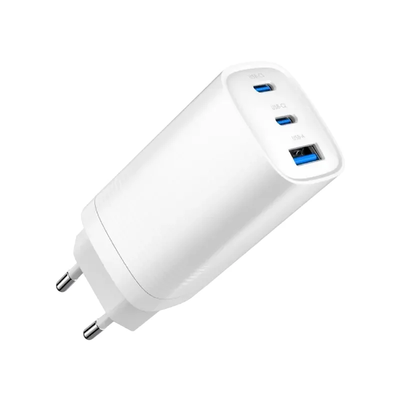 Wall Charger Gembird TA-UC-PDQC65-01-W, 65W, White
